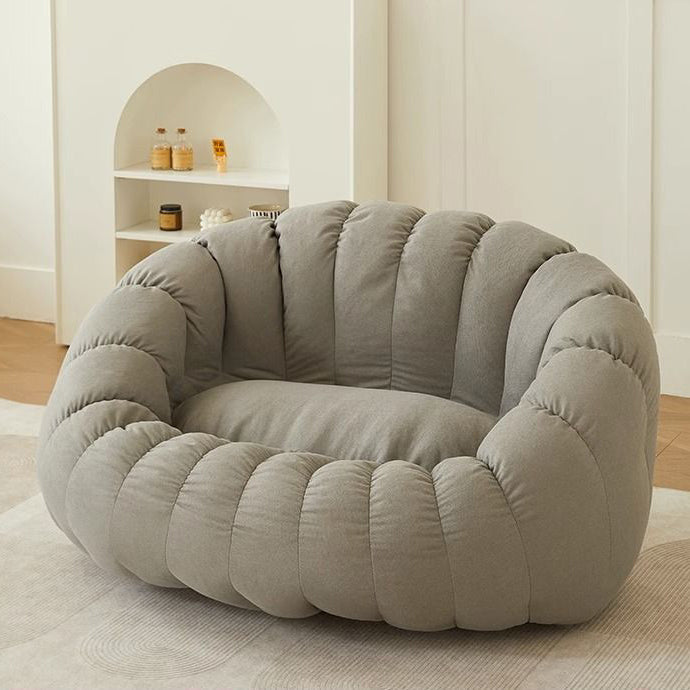 Nordic Snowflake Fleece Flower Sofa Footrest
