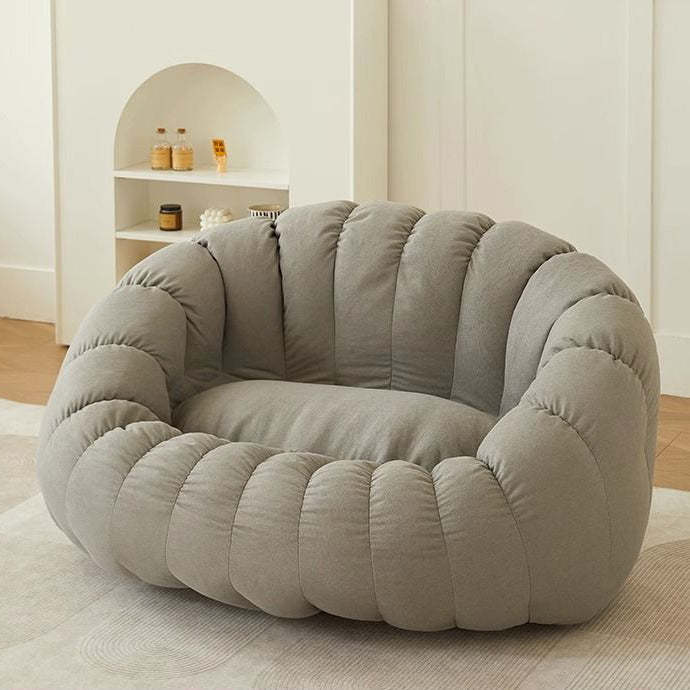 Nordic Snowflake Fleece Flower Sofa Footrest