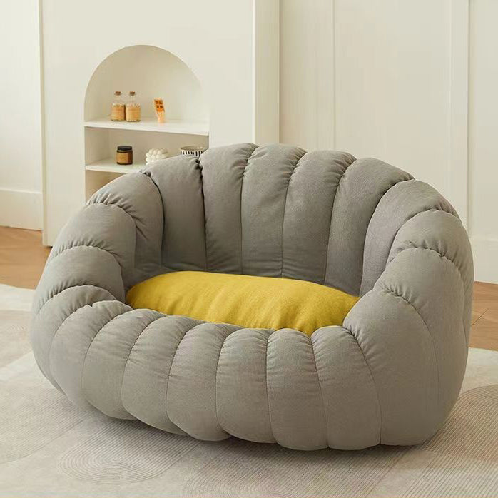 Nordic Snowflake Fleece Flower Sofa Footrest