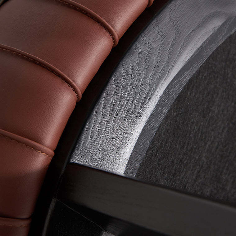 Modern Microfiber Leather Ash Dining Chair