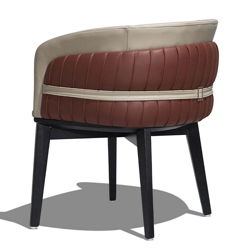 Modern Microfiber Leather Ash Dining Chair
