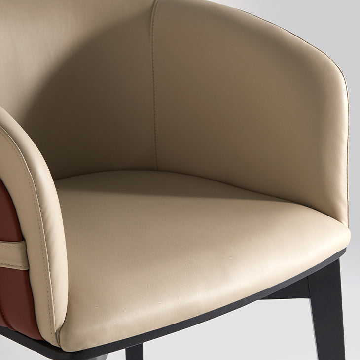 Modern Microfiber Leather Ash Dining Chair