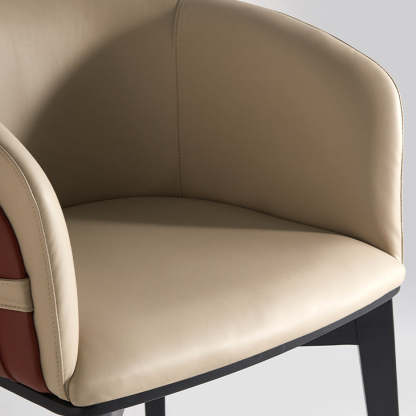 Modern Microfiber Leather Ash Dining Chair