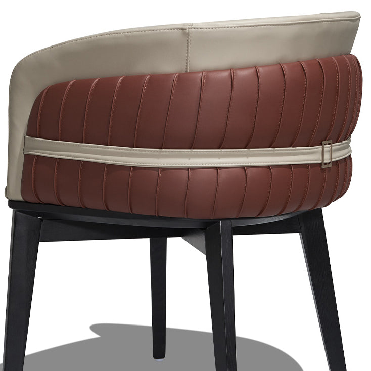 Modern Microfiber Leather Ash Dining Chair