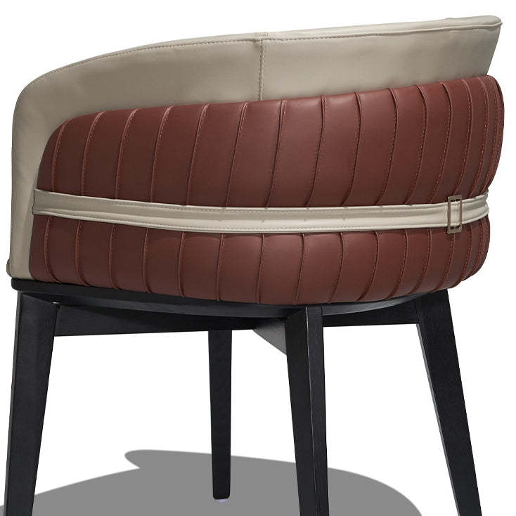 Modern Microfiber Leather Ash Dining Chair