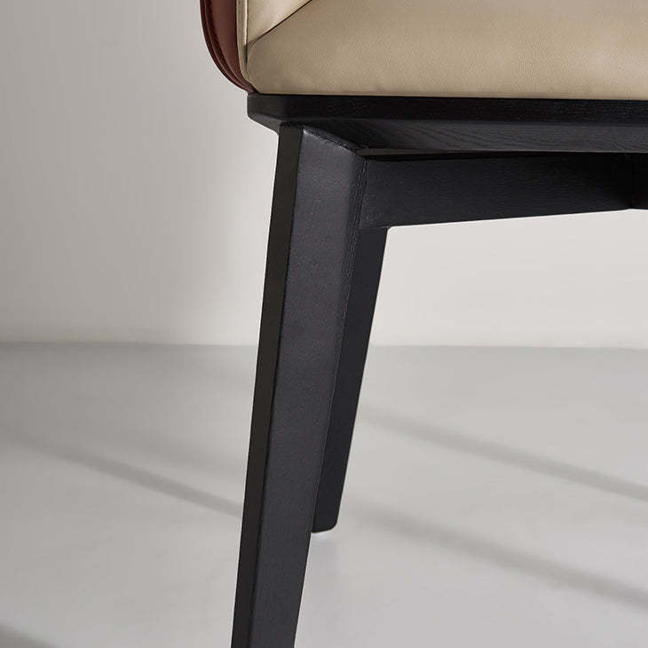 Modern Microfiber Leather Ash Dining Chair