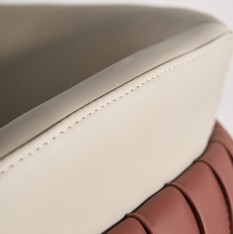 Modern Microfiber Leather Ash Dining Chair