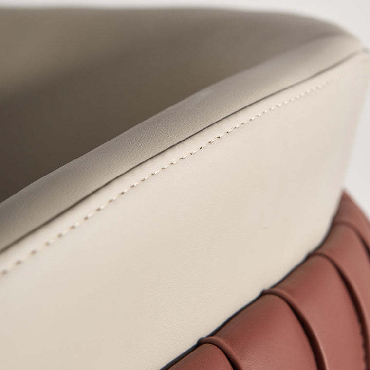 Modern Microfiber Leather Ash Dining Chair