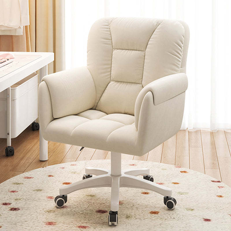 Lighom minimalist nylon desk gray office chairs — Velvet / White