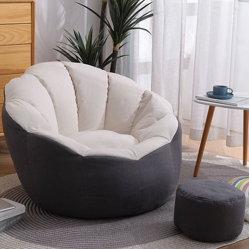 Cotton Particle Petal Lazy Round Sofa
