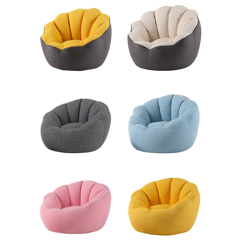 Cotton Particle Petal Lazy Round Sofa