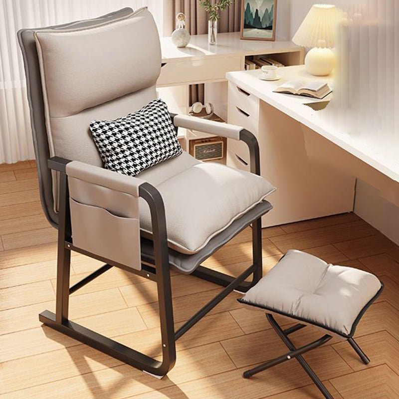 Minimalist Fabric Steel Cotton Desk Chair