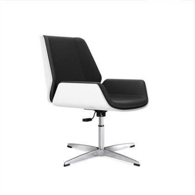 Nordic Leather Steel Swivel Desk Chair