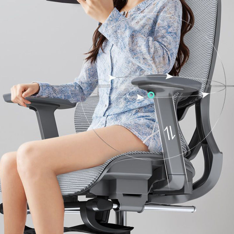 Modern Mesh Metal Breathable Lift Desk Chair