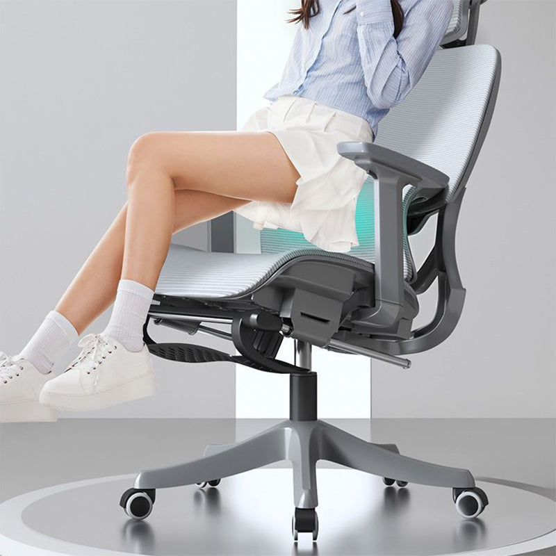 Modern Mesh Metal Breathable Lift Desk Chair