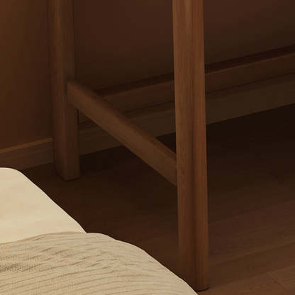 Modern Rubberwood 1-Drawer Desk