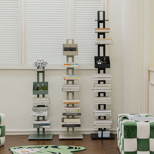 Minimalist Iron 6/8/10-Tier Bookshelf
