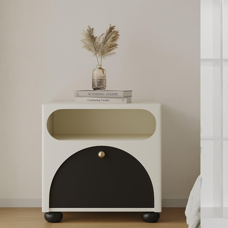 Nordic Pine Cube Dice Nightstand 1-Drawer