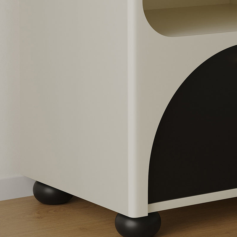 Nordic Pine Cube Dice Nightstand 1-Drawer