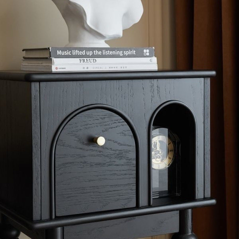 French Wood Rectangular Side Table