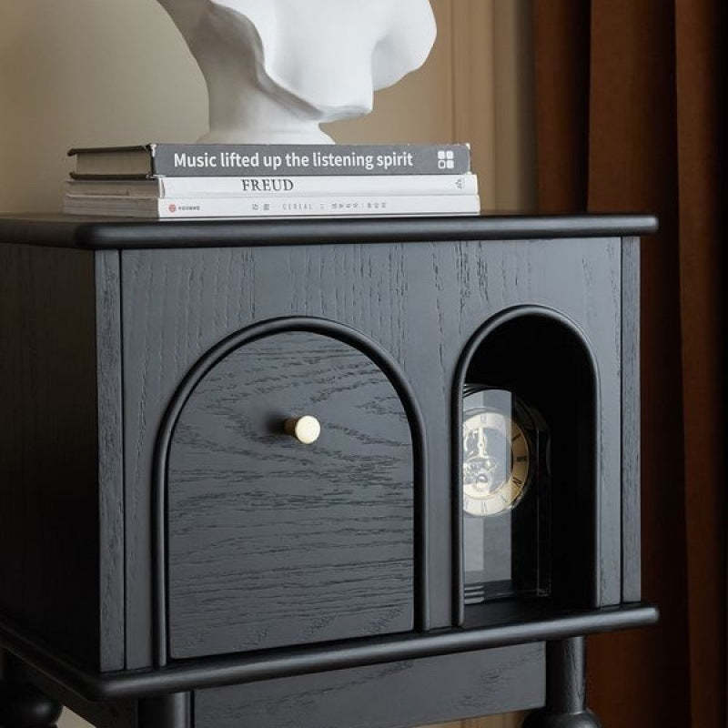 French Wood Rectangular Side Table