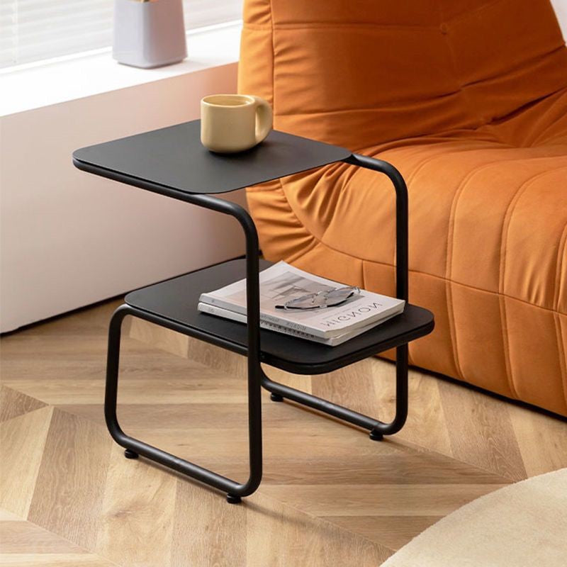 Minimalist Iron 2-Tier Side Table