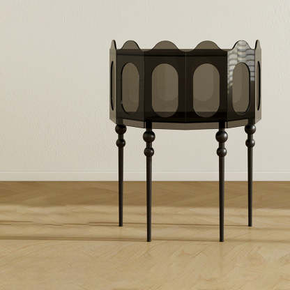 Vintage Acrylic Entryway Table