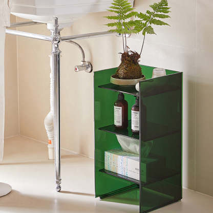 Minimalist Side Table 2/3-Tier — Green