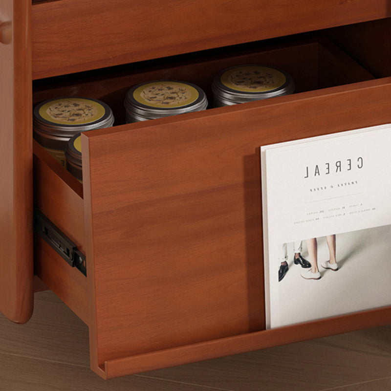 Vintage Wood 2-Drawer Nightstand