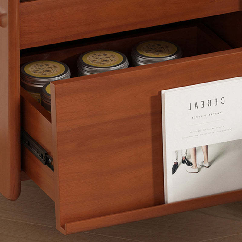 Vintage Wood 2-Drawer Nightstand