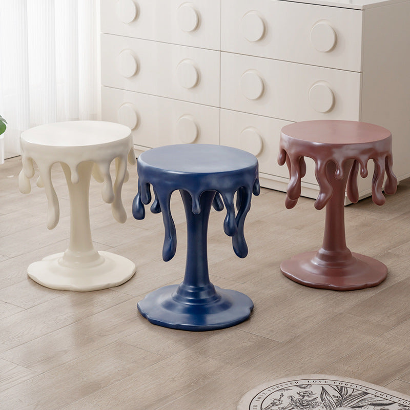 Nordic Resin Waterdrop Round Side Table