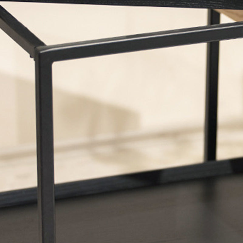 Minimalist Metal 2-Tier Movable Storage Cart