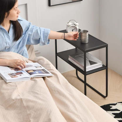 Minimalist Iron 2-Tier Side Table