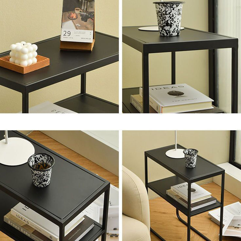 Minimalist Iron 2-Tier Side Table