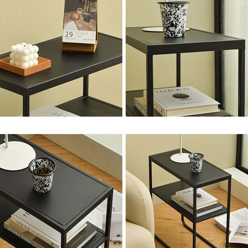 Minimalist Iron 2-Tier Side Table