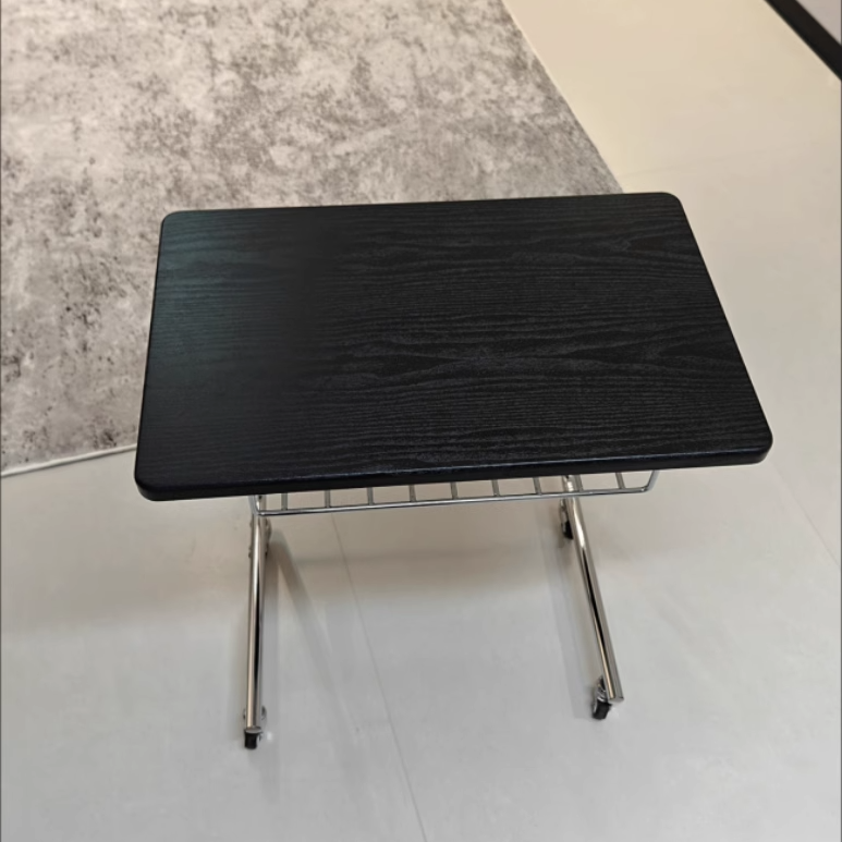 Mid-Century Plank Bedroom Nightstand