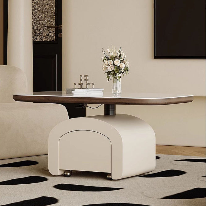 Lighom nordic slab lift-top wood coffee tables