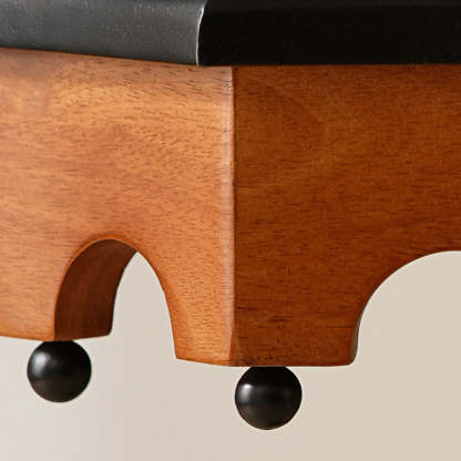 French Wood Iron Octagonal Cross-Base Side Table
