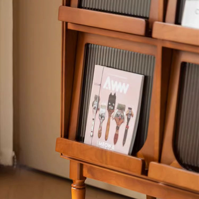 Vintage Wood 4-Cabinet Storage