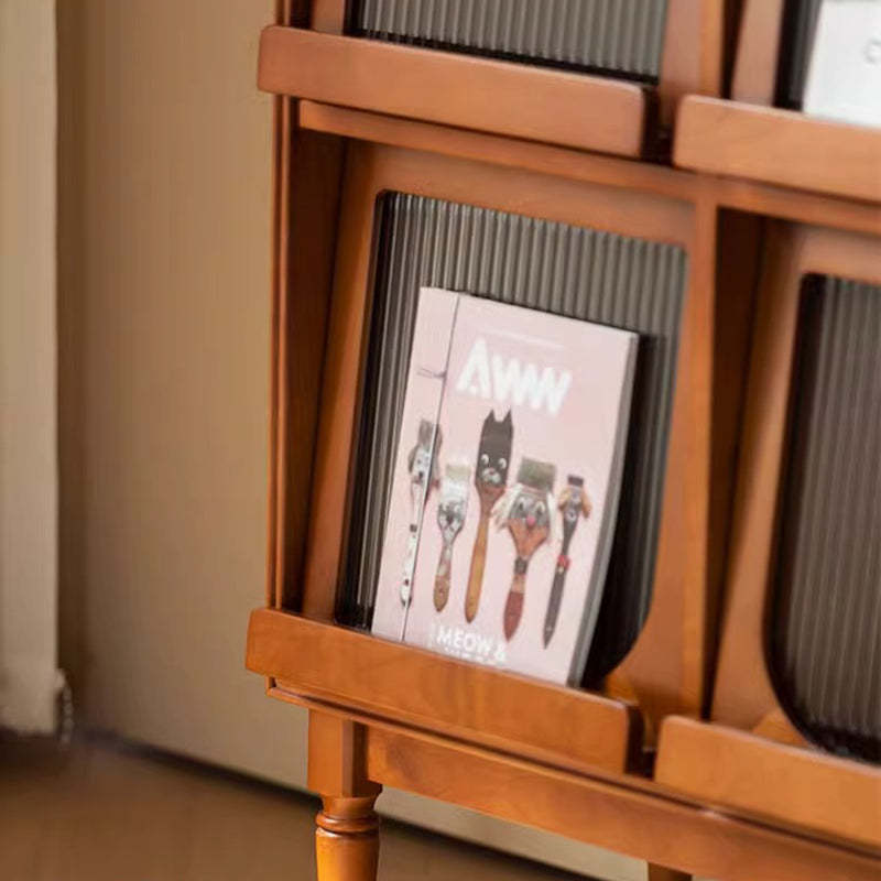 Vintage Wood 4-Cabinet Storage