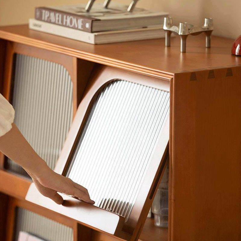 Vintage Wood 4-Cabinet Storage