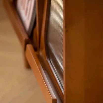 Vintage Wood 4-Cabinet Storage