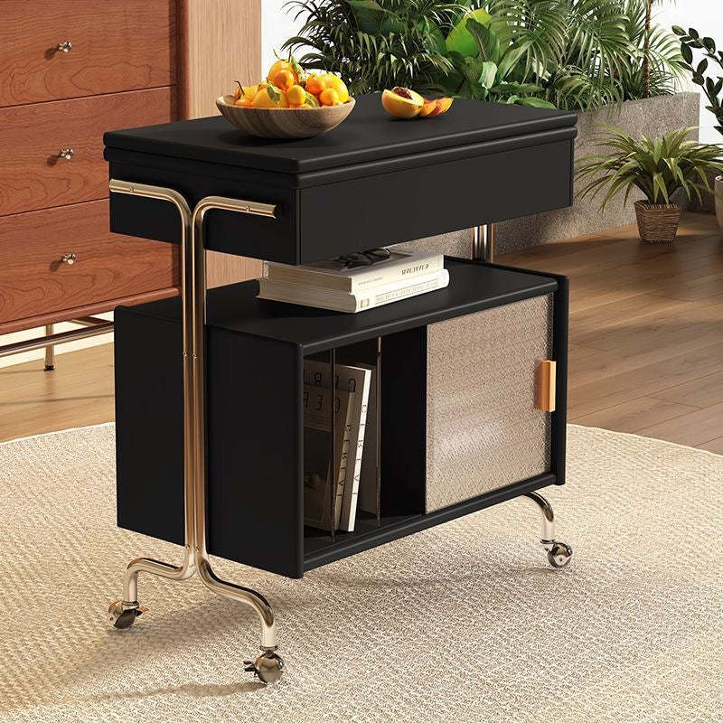 Lighom nordic storage home black coffee tables