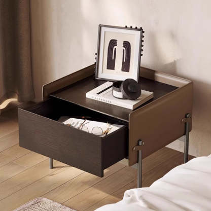 Minimalist Wood 1-Drawer Cabinet
