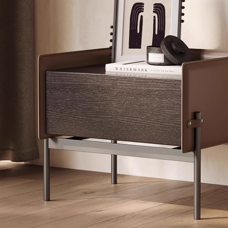 Minimalist Wood 1-Drawer Cabinet