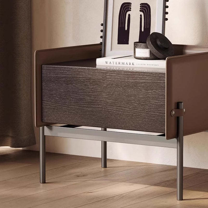 Minimalist Wood 1-Drawer Cabinet