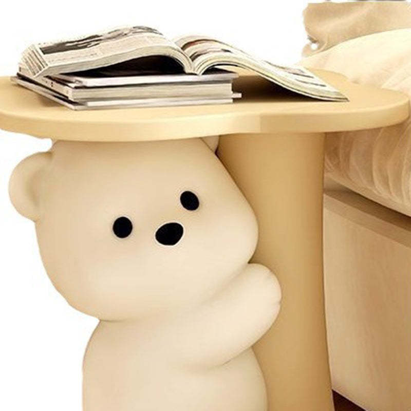 Contemporary Resin Bear-Shaped Side Table