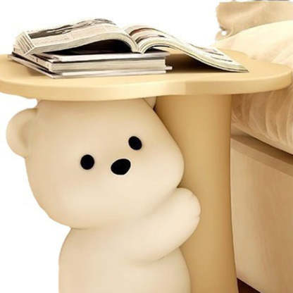 Contemporary Resin Bear-Shaped Side Table