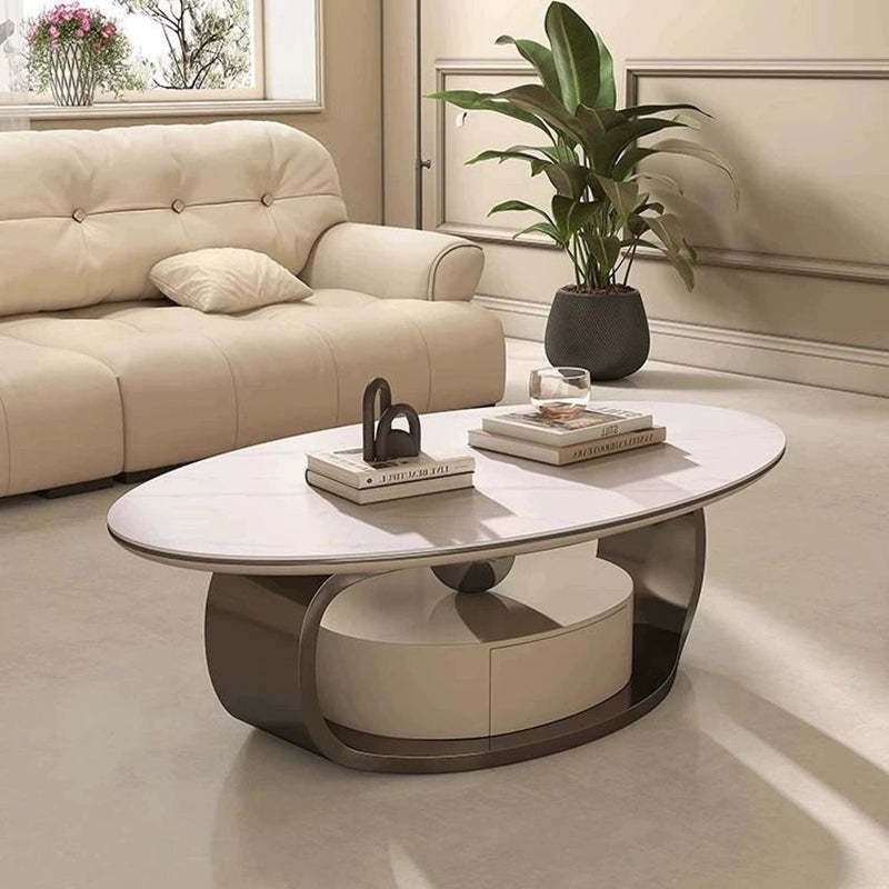 Minimalist Rock Slab 1-Drawer Nightstand
