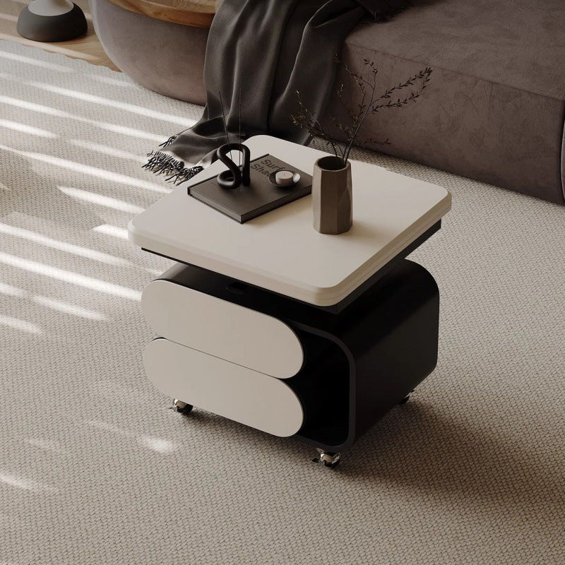 Lighom lift-top stainless steel glass coffee tables for living room